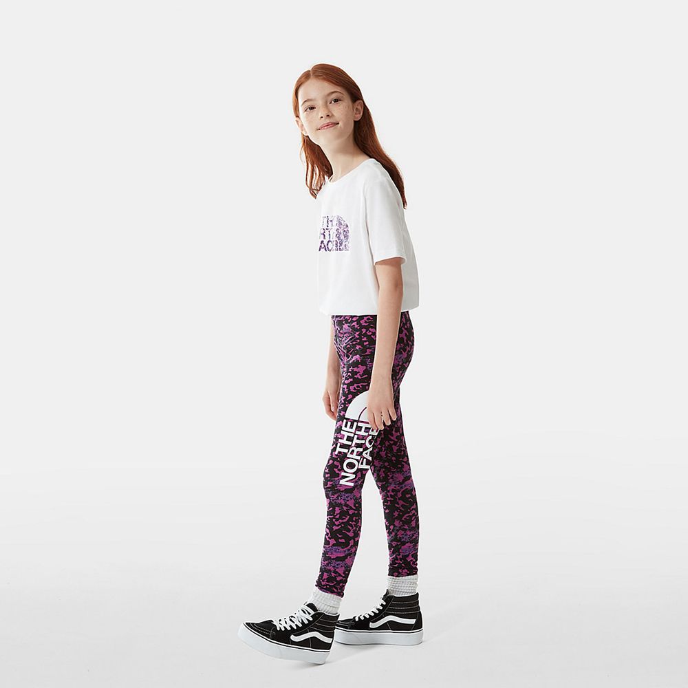 The North Face Leggings Girls Australia - The North Face Big Logo Black (LAK-324915)